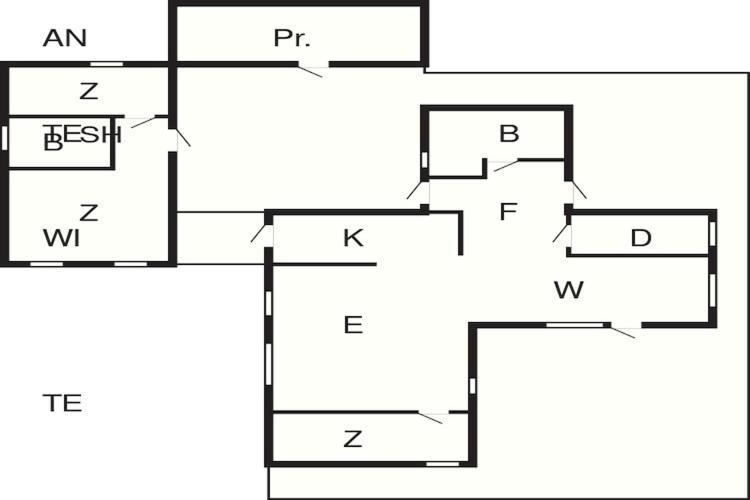 7 Person Holiday Home In Fan Фанё Экстерьер фото